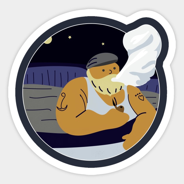 Arome de la nuit Sticker by smashythebear